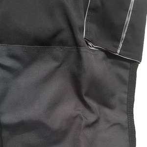Men's Black Polyester Work Coverall Water Resistant Safety Uniform <b>Overall</b> with Multiple Pockets and Reinforced Knees - Product Image 4