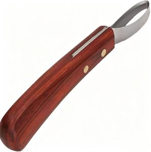 Cuchillo Profesional de Doble Hoja para Pezuñas de Caballo, Herramientas de Herrador de Acero Inoxidable Ultra Afiladas con Mango Ergonómico Antideslizante - Product Image 1