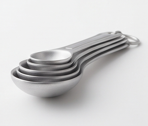 Ensemble de cuillères doseuses en acier inoxydable de qualité supérieure, outils de cuisine en métal pour la cuisson et la pâtisserie, essentiels pour des mesures précises - Product Image 4
