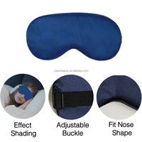 Bande élastique réglable, satin de soie doux, 100% polyester, textile de maison, masque pour les yeux pour la méditation et le sommeil, 21*9.5cm, impression numérique