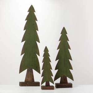 Arbre de Noël de table en bois et MDF de qualité supérieure, décoration de vacances pour une ambiance festive - Product Image 5