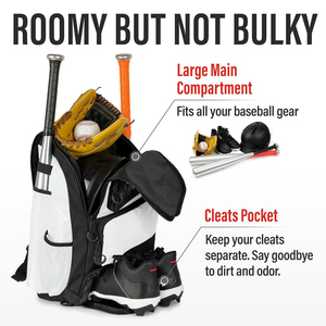 Bolsa de béisbol con fundas para bates, bolsa de gran capacidad para transportar equipo deportivo, para prácticas de equipo, juegos y viajes a torneos - Product Image 4