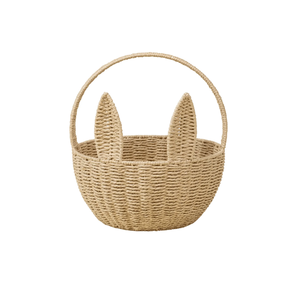 Handmade Paper Rope <b>Easter</b> <b>Basket</b> Woven <b>Baskets</b> for <b>Gifts</b> with Handles for Eeaster Holiday Birthday Party from Vietnam - Product Image 1