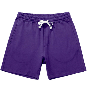 กางเกงขาสั้นเทอร์รี่คุณภาพสูงสำหรับผู้ชาย กางเกงออกกำลังกายผ้าฟลีซคอตตอนแฟชั่นใหม่ กางเกงวิ่งขาสั้นเทอร์รี่สำหรับผู้ชาย - Product Image 1