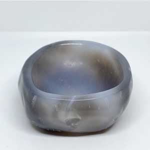ชามพลอยควอตซ์ทำด้วยมือของตกแต่งบ้านที่แกะสลักด้วยมือของที่ระลึก - Product Image 3