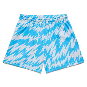 Pantalones Cortos Deportivos para Hombre con Estampado Geométrico, de Secado Rápido, Poliéster, Cintura Media, Largura Corta, Casuales - Product Image 3
