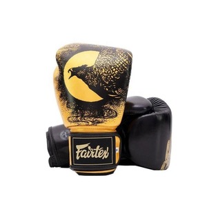 ถุงมือชกมวย Fairtex แบบสั่งทำพิเศษ คุณภาพสูงสุด สำหรับฝึกซ้อม MMA และชกมวย ผลิตจากหนังวัวแท้ - Product Image 2