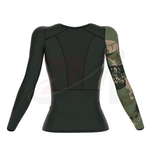 Camiseta de compresión deportiva ligera para yoga, correr y entrenamiento, top deportivo de compresión para mujer - Product Image 2