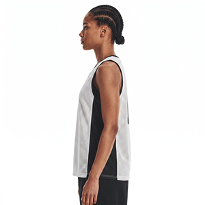 Camisetas de Entrenamiento de Baloncesto de Alto Rendimiento para Mujer, Camiseta de Baloncesto con Cuello en V, Sin Mangas, de Malla Transpirable - Product Image 3