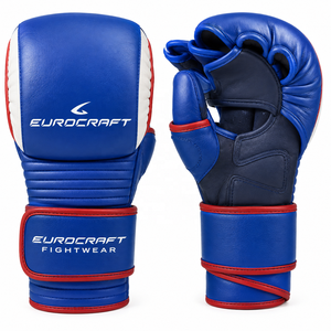 ถุงมือชกมวย Blackthorn World MMA สำหรับฝึกซ้อมคิกบ็อกซิ่ง มวยไทย ระบายอากาศได้ดี สายรัดกว้าง 4 นิ้ว วัสดุ PU ปิดด้วยแถบตีนตุ๊กแก - Product Image 3