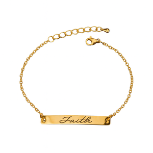 Pulsera de acero inoxidable grabable a láser con nombre personalizado, en blanco, para grabado a granel. - Product Image 2