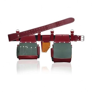 Find similar icon Custom OEM Service Latest Design Reusable Leather Tool Belt Customized Logo Genuine Leather Tool Bag - Product Image 1
