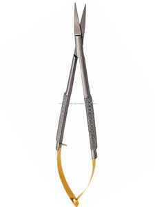 Microtijeras Castroviejo Rectas, Instrumento Quirúrgico Oftálmico y Dental de Acero Inoxidable, Herramienta Manual de Precisión para Microcirugía - Product Image 6