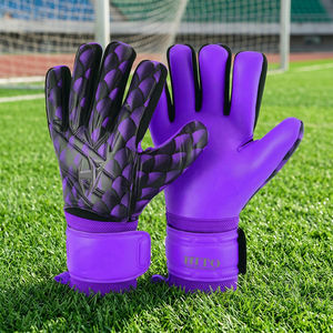 Custom Latex Goalkeeper Gloves Adult Professional Soccer Goalkeeper Gloves at Reasonable Price Top Quality Gloves Latex Strap - Product Image 4