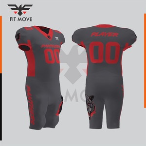 Tenues d'entraînement de football américain pour athlètes de tous niveaux, respirantes, à séchage rapide, antibactériennes, 100 % polyester - Product Image 2