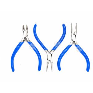 <b>Set</b> of 3 <b>Plier</b> <b>Set</b> Chain Nose <b>Plier</b> Round Nose <b>Plier</b> Side Cutter <b>Plier</b> for Jewellery Making - Product Image 1