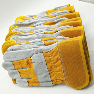 Sunland Leder ZBA-0001 Rind-/Ziegenleder Vollflächige Sicherheits-Arbeitshandschuhe mit CE-Zertifikat Flammhemmend für den Außeneinsatz Unisex - Product Image 5