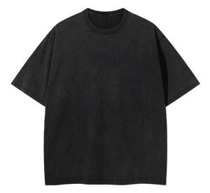 Oem 220 gsm épais 100% coton t-shirts de transfert de chaleur surdimensionnés t-shirt personnalisé bouffée imprimé 3D t-shirt imprimé bouffant - Product Image 1