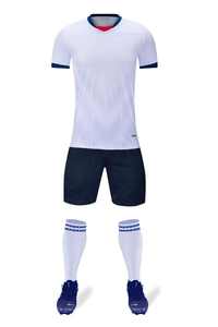 Nouveau design, maillots de football personnalisés de haute qualité, manches courtes, séchage rapide, respirant, imprimez votre propre nom et numéro d'équipe, unisexe, adultes - Product Image 4