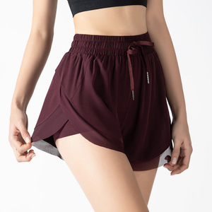 Short de sport pour femme en toile 100% coton, respirant, séchage rapide, écologique, de haute qualité, style vintage - Product Image 2