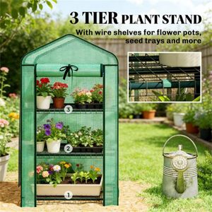 Mini Invernadero con Estantes para Plantas, para Jardines, Invernaderos y Habitaciones - Product Image 2