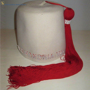 Custom Embroidered Adjustable Unisex Masonic Regalia Shriners Fez <b>Hat</b> for Casual Wear - Product Image 2