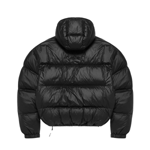 Chaqueta Acolchada Impermeable Ecológica para Hombre, Talla Grande, con Capucha, Cortavientos, con Cierre, Venta al Por Mayor, Personalizable OEM - Product Image 6
