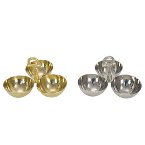 Juego de Tazones Redondos de Lujo con Acabado Brillante, 3 Tazones para Servir Chocolate, Dátiles y Nueces, para Uso en Mesa, Último Modelo - Product Image 3