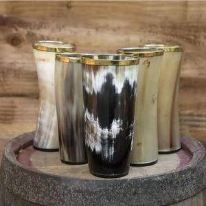 Best Look Modern Style Viking Design Buffalo Horn Super Quality Disposable Drinking Glass <b>Wine</b> Mug Beverage Beer Glasses - Product Image 4