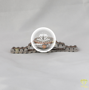 Reloj de pulsera de diamantes premium para mujer, reloj de cuarzo de lujo con brazalete de acero inoxidable, elegante reloj de joyería de moda para bodas y ocasiones especiales. - Product Image 3
