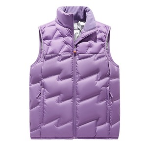 Chalecos Acolchados Personalizados, Chaleco Acolchado Ligero sin Mangas para Mujer, Cuello Alto, Ropa de Invierno Cálida, Estilo Urbano Acogedor - Product Image 1