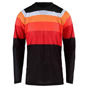 Jersey de Ciclismo Personalizado para Hombre, Adulto, Impreso, de Malla de Poliéster/Algodón, de Secado Rápido, con Degradado de Color, para Motocross, MTB, BMX, Venta al Por Mayor para Equipos - Product Image 5