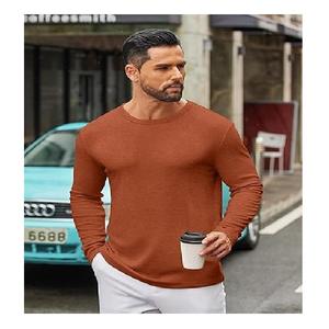 เสื้อยืดคอกลมแฟชั่นผู้ชายคุณภาพสูงรุ่นใหม่ล่าสุด เสื้อยืดแขนยาวลำลองทันสมัยสำหรับผู้ชายจากบังกลาเทศ - Product Image 4