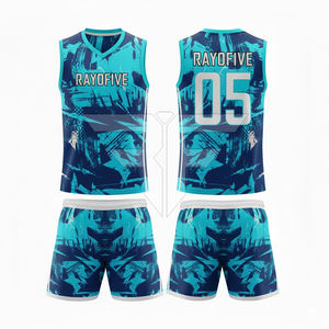 Diseña Tu Propio Logotipo, Uniforme Deportivo Personalizable para Equipo, 100% Poliéster, Antibacteriano, Ligero, Transpirable, Ropa de Práctica - Product Image 3