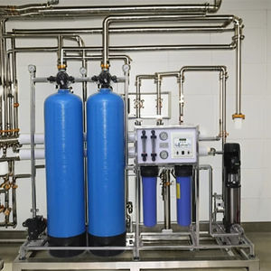 Système de traitement de l'eau par osmose inverse automatique FRP RO de 500 LPH pour usage industriel - Product Image 1