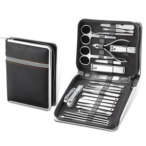 Kit de manucure professionnel de 12 pièces de haute qualité pour les soins de beauté et la pédicure, coupe-ongles - Product Image 1