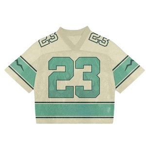 Camiseta de Fútbol de Malla Negra para Hombre, Cuello en V, Manga Corta, Transpirable, con Número 42 Estampado, Corte Regular, para Todas las Temporadas - Product Image 2