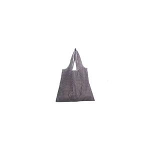 Sac fourre-tout en toile de coton imprimé personnalisé pour dames Shopping portable et réutilisable avec doublure en polyester Logo personnalisé - Product Image 5