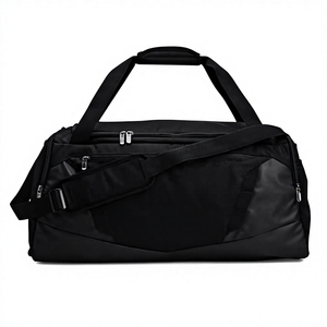 Bolsa Deportiva Unisex Negra de Poliéster con Correa Ajustable, Compartimento Interior, Capacidad de 40-55L, Estilo Deportivo, Cierre de Cremallera - Product Image 3