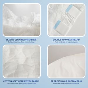 Pannoloni per Adulti Usa e Getta a Marchio Privato, Traspiranti, Alta Assorbenza 3000ML, Produzione OEM - Product Image 5