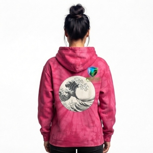Classic Women Acid Wash <b>Hoodies</b> 100% Cotton Eco-Friendly <b>Lined</b> High Quality Soft <b>Fleece</b> Casual Wear OEM Private Label Wholesale - Product Image 3