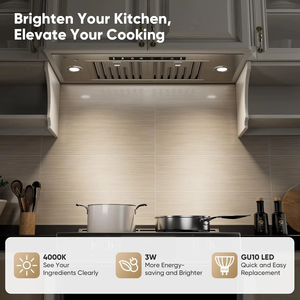 ฮูดแบบติดตั้งในตัว/แบบเสียบขนาด 36 นิ้ว รุ่น 980 C-F แบบมีท่อ/แบบไม่มีท่อ แบบแปลงสภาพได้ - Product Image 5