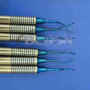Juego de Curetas Gracey de 7 Piezas de Alta Calidad, Acero Inoxidable, Instrumentos Quirúrgicos Manuales para Cirugía General y Dental, con Certificación CE, por Blush Surgical - Product Image 3
