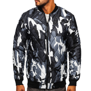 Chaqueta Bomber Deportiva para Hombre, Ropa Deportiva, Chaqueta de Entrenamiento Ligera con Cierre, Personalizada, OEM, Venta al Por Mayor de Fábrica - Product Image 1