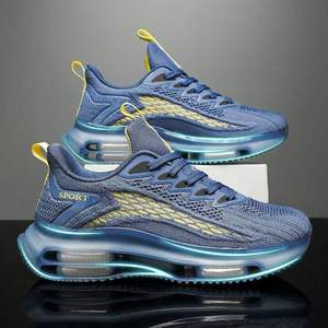 รองเท้าผ้าใบผู้ชายสำหรับฤดูหนาว พื้นรองเท้านุ่มแบบ Popcorn ระบายอากาศได้ดี เหมาะสำหรับใส่ลำลองและวิ่งกลางแจ้ง - Product Image 1