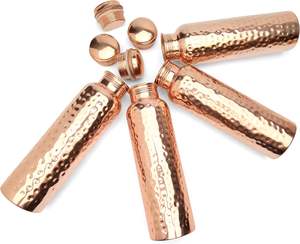 Nueva Botella de Agua de Cobre Puro Ecológica y Sostenible, Pulida para Aplicaciones Decorativas - Product Image 3