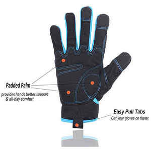Gants de mécanicien pour travaux automobiles, gants de mécanicien tendance en cuir de qualité pour protéger les doigts et les mains - Product Image 2