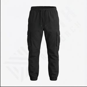 Ropa de moda Joggers de gran tamaño Hombres Stacked Cargo Pocket Pantalones de chándal acampanados Custom Multi Bolsillos Streetwear Cargo Pantalones Invierno - Product Image 2