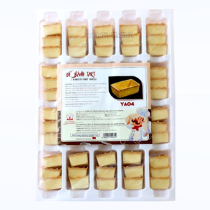 Coque de tartelette aux œufs congelée de qualité supérieure OEM/ODM pour boulangerie, référence YA04, 720G, sucrée, HALAL, en promotion - Product Image 1