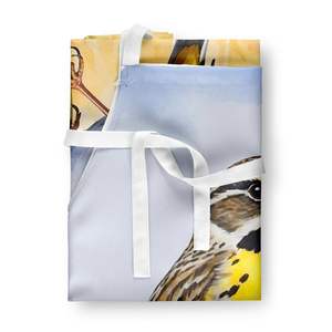 Nebraska Western Meadowlark unisexe grand tablier multicolore pour la cuisson artisanat jardinage-pour adultes hommes et femmes - Product Image 3